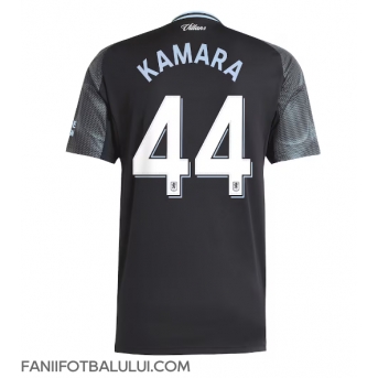 Aston Villa Boubacar Kamara #44 Tricou Fotbal Replică 2025-26 Barbati Deplasare